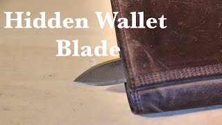 Making an Automatic Hidden Wallet Knife [upl. by Ewer]