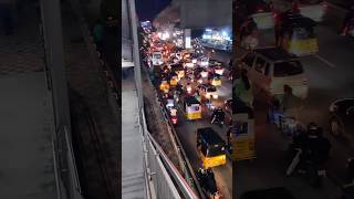 Chaitanyapuri metro traffic jam metro traffic vehicles hyderabad metrostation india travel [upl. by Di290]