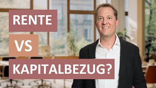 Besser Rente oder Kapitalbezug in der Pensionskasse [upl. by Virgilia]