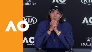 Garbiñe Muguruza quotIts a great start to the yearquot  Australian Open 2020 Final Press Conference [upl. by Bultman467]