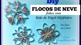 ENFEITE PARA ARVORE DE NATAL  3 FLOCOS DE NEVE  Frozen snowflakes  Especial Natal dica 7 [upl. by Torrie318]