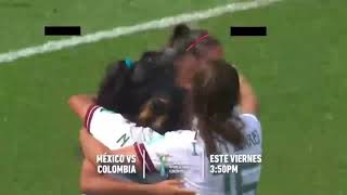 Mexico Femenil vs Colombia Femenil  Sub20  Promo  TUDN 🇲🇽 y NU9VE [upl. by Aivat936]