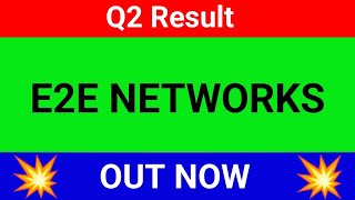 E2E networks Q2 results 2025  E2E networks results today  e2e network news today  e2e results [upl. by Eirlav172]