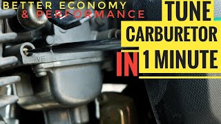 SUPER QUICK CARB TUNING FOR BEST MILEAGE amp PICK UP  TVS APACHE RTR CARBURETOR CLEANING amp ADJUSTMENT [upl. by Anegroeg]