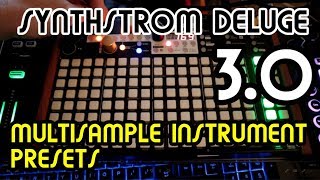 Presets  Multisample Instrument 30  Synthstrom Deluge Tutorial [upl. by Lukasz]