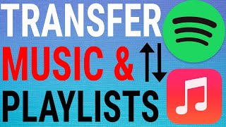 How To Transfer Spotify Playlists To Apple Music iPhone amp iPad [upl. by Ross]