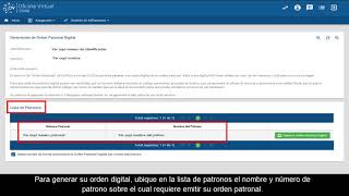 Nueva Oficina Virtual CCSS  ¿Cómo obtener su Orden Patronal digital [upl. by Thetisa]