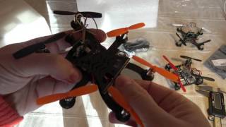 Eachine EX120 unboxing analysis binding configuration and demo flight Courtesy Banggood [upl. by Enelrahs202]