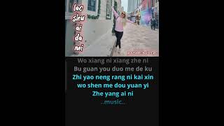 lao shu ai da mi  karaoke female key [upl. by Emmer]