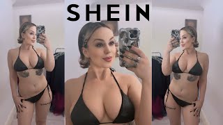 SHEIN all the bikinis try on part 1 plus discount code  Ola Johnson [upl. by Anilad633]