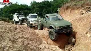 Part2 12 Trucks Offroad Adventures M35A2 MAN KAT1 8x8 Trail Finder 2 D90 Unimog Wraith Ford Tundra [upl. by Llenaj]