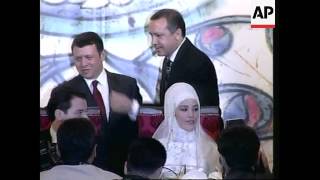 WRAP World leaders attend Erdogan daughters marriage [upl. by Eatnuhs64]