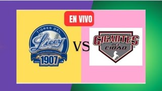 Tigres del Licey vs Gigantes del Cibao beisbol en vivo Liga dominicana de béisbol profesional 2022 [upl. by Cristabel]