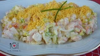 Cómo hacer Ensaladilla de Marisco  LHCY [upl. by Eiknarf]