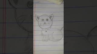 baby cate drawing drawing viral trendingshorts drawingtutorial catdrawing [upl. by Nwadahs]