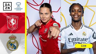 LIVE Now FC Twente VS Real Madrid  UEFA Womens Champions League [upl. by Erehpotsirhc895]