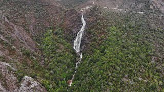 Horsetail Falls Queenstown western Tasmania DJI Mavic Air [upl. by Erickson856]