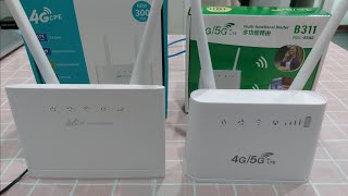 3G4G5G WiFi router เร้าเตอร์วายฟายแบบใส่ซิมการ์ด ใช้ได้ทั้ง AIS DTAC TRUE และ NT มี 2 รุ่น [upl. by Tadich943]