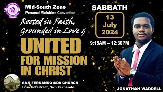 UNITED FOR MISSION IN CHRIST  MidSouth Zone Personal Ministries Convention [upl. by Yseult]