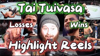 MMA GURU Reacts To Tai Tuivasa Getting HIGHLIGHT REEL FINISHES And Getting HIGHLIGHT REEL FINISHED [upl. by Anelaj]