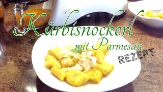 Kürbisnockerl mit Parmesan  Kürbis Gnocchi  Rezept Kürbis  Sana Juicer by Omega EUJ707 [upl. by Gurney401]