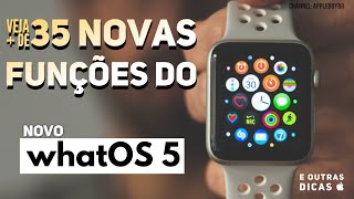 Veja  de 35 Novas Funções do WatchOS 5 e como Atualizar seu Apple  Watch [upl. by Aleta982]