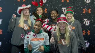 Merry Christmas and Happy Holidays from Tusculum Athletics [upl. by Wynnie706]