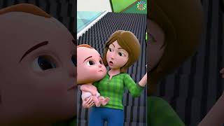 Be Careful At The Escalator Song  Kids Songs amp Nursery Rhymes  Shorts [upl. by Oah]