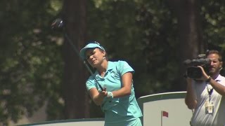 Lexi Thompson leads Kingsmill Championship after round one [upl. by Osi159]