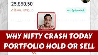 WHY NIFTY CRASH  STOCK MARKET NEWS  SHARE MARKET LATEST NEWS  STOCK MARKET KU GIR RHA HAI nifty [upl. by Sharos]