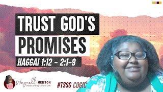 Haggai 112219 Bible Study  Trust Gods Promises  060904  UMI  Sundayschool [upl. by Akihsal]