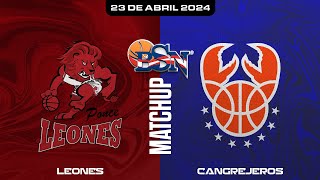 Leones de Ponce vs Cangrejeros de Santurce  BSN2024 [upl. by Alemaj]