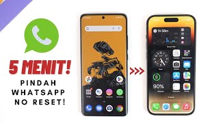 ANTI RIBET Pindah chat WhatsApp dari Android ke iPhone dan iPhone ke Android [upl. by Lai]