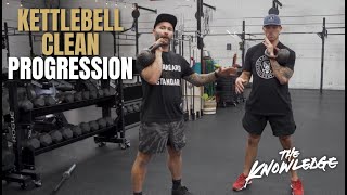 Kettlebell Clean Teaching Progression for CrossFit [upl. by Hannahs]