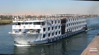 Ägypten Nilkreuzfahrt nach Luxor Nilkreuzfahrt Ägypten Egypt Nile cruise to Luxor البواخر النيلية [upl. by Retsub]