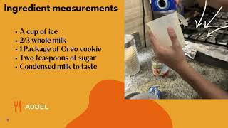 How to Make Oreo Smoothie [upl. by Led]