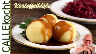 Kartoffelklöße einfach selber machen und kochen  So gehts richtig Rezept [upl. by Renba]