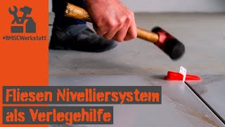 Fliesen Nivelliersystem mit Keilen gleichmäßige Fugen amp ebene Böden [upl. by Lahcim]