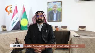 ŞENGAL  Têkildarî Peymana 9’ê Cotmehê me bersiva waliyê Mûsilê da [upl. by Edlun515]