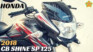 2018 New Honda CB Shine SP 125 BS4 Walkaround Full Details Review  Price Features Coloursetc [upl. by Runkel497]