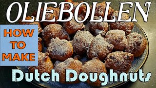 Make Oliebollen  Dutch Doughnuts🇳🇱 [upl. by Aeret]