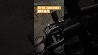 Testing Denali Soundbomb Mini Horn on Himalayan 450 royalenfieldmotorcycles automobile shorts [upl. by Jehias]