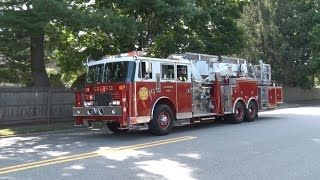 Glen RockNj Fire Department Tower Ladder 832 [upl. by Nirtiac]