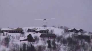 Datum Skis on CTSW in Finland Flight Design Light Sport Aircraft [upl. by Yelahs]