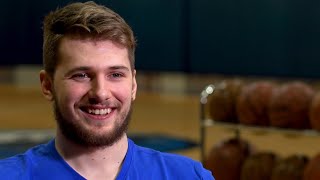 Luka Doncic 1on1 interview during his rookie season with the Mavs [upl. by Anirual298]