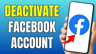 How to Deactivate Facebook Account  2024 Full Guide [upl. by Doralin]