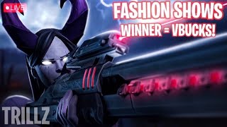 🔴REAL FORTNITE FASHION SHOW amp HIDE AND SEEK LIVE 1 WIN  2500 VBUCK fashionshow [upl. by Mcnelly]