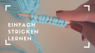 MASCHEN ANSCHLAGEN UND STRICKEN  MASCHENANSCHLAG [upl. by Annaitat]