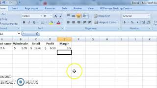 How to Calculate Profit Margin With a Simple Formula in Excel [upl. by Ping650]