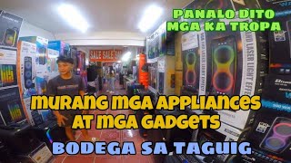 BODEGA SA TAGUIG BAGSAK PRESYO NA MGA GAMIT AT GADGET [upl. by Aratihc]